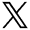 X (Twitter) icon